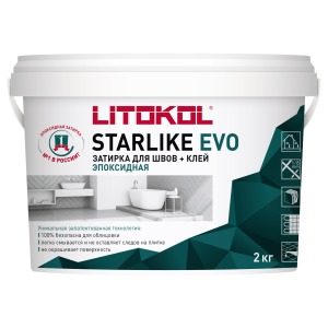 Litokol Starlike Evo / Литокол затирка двухкомпонентная эпоксидная